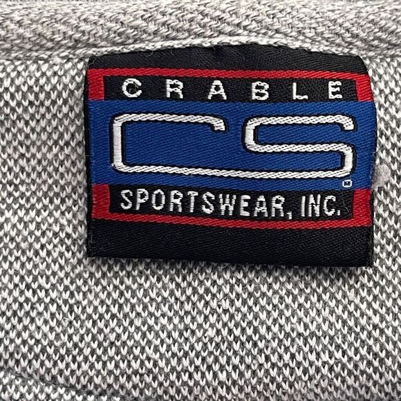 Quarter Button Neckline Pullover, Men's Medium - Picture 11 of 12